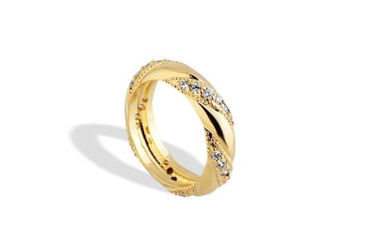 Anel Torcido Liso — Ref. AN222