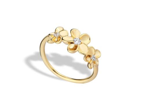 Anel Tres Flores — Ref. AN296