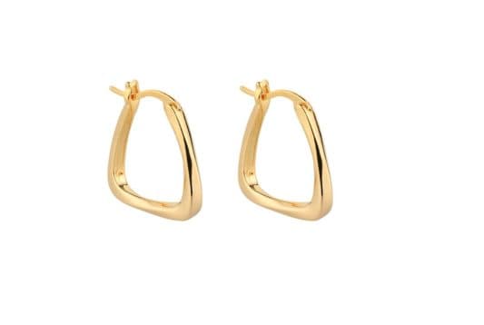 Brinco Clássico Argola Em U Lisa — Ref. BR1920000