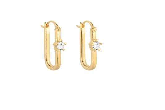 Brinco Clássico Argola Em U G — Ref. BR1940006