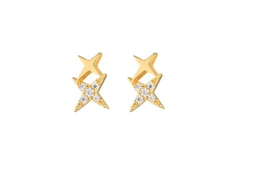 Brinco Clássico Estrelinhas Lisa — Ref. BR2610006