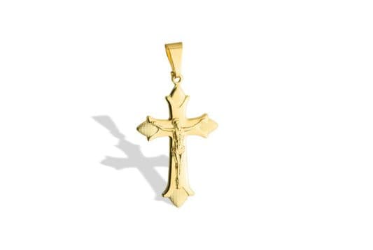 Pingente Clássico Crucifixo Liso — Ref. PG0250000