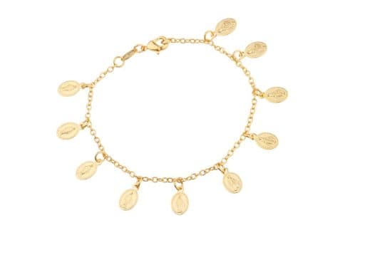 Pulseira Clássica Medalhas Nossa Sra Das Graças — Ref. PL0411800