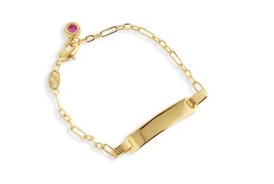 Pulseira Infantil Chapinha Lisa — Ref. PL1511429