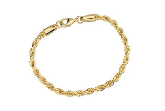 Pulseira Cordão Baiano Soldado 4mm Cm — Ref. PL2182000
